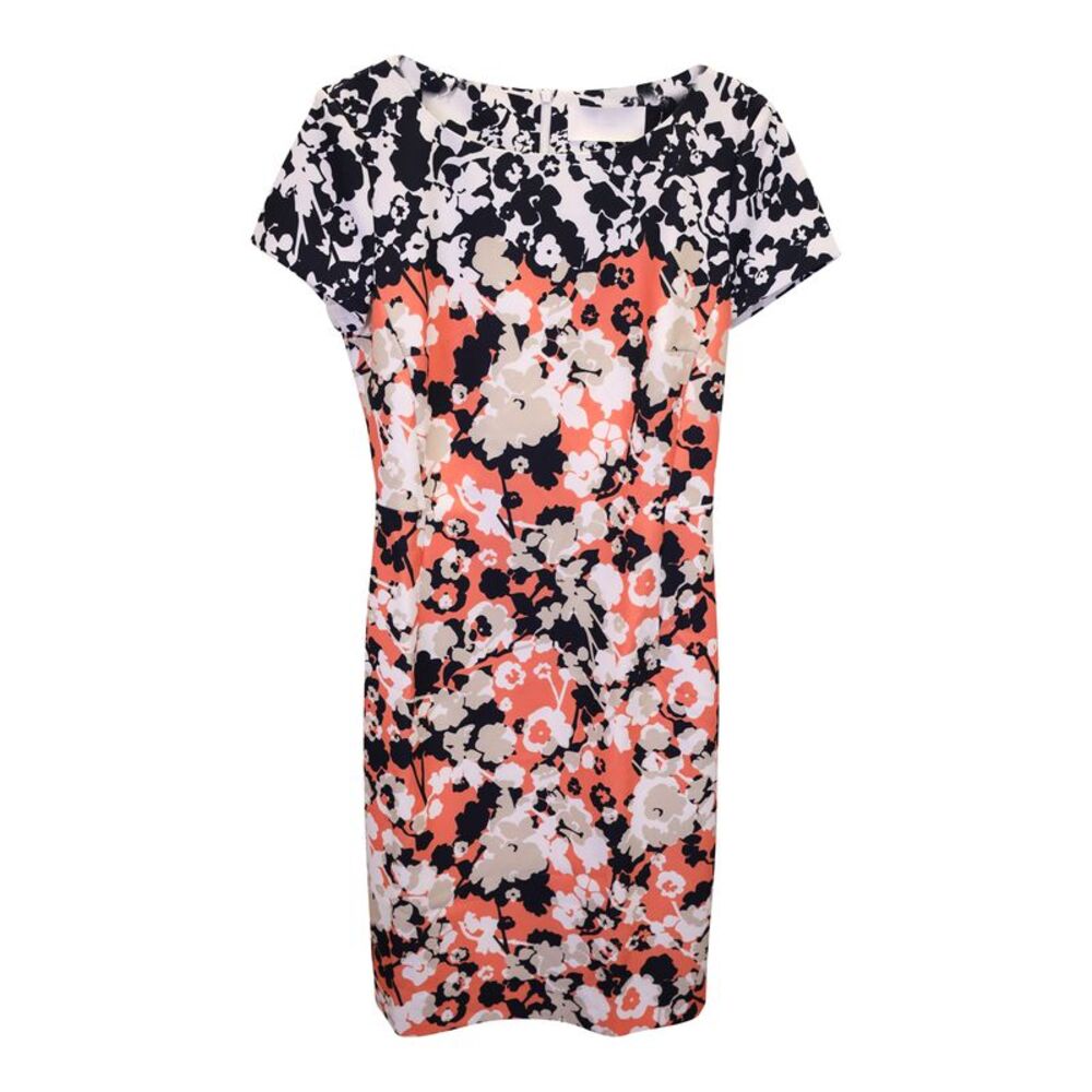 Hugo Boss Donisa Floral Sheath Mini Dress in Multicolor Polyester